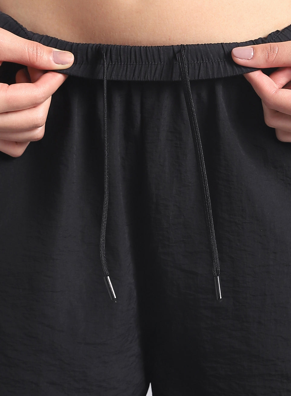 Women's Black Sporty Outrun Track Suit