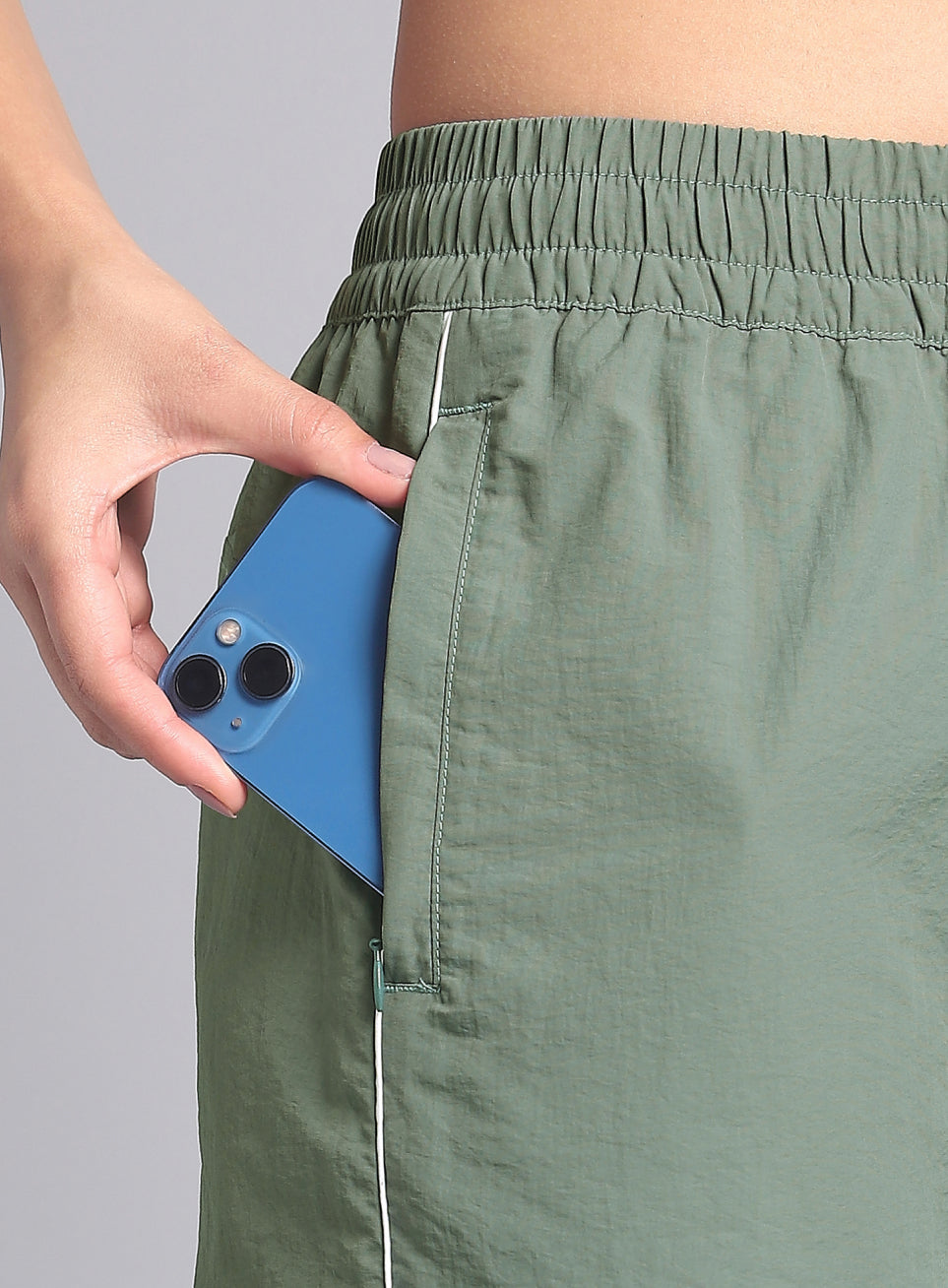 Women's Green Sporty Outrun Track Suit