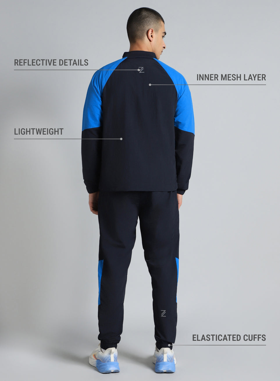 Men's Blue Run Forward All Weather Track Suit