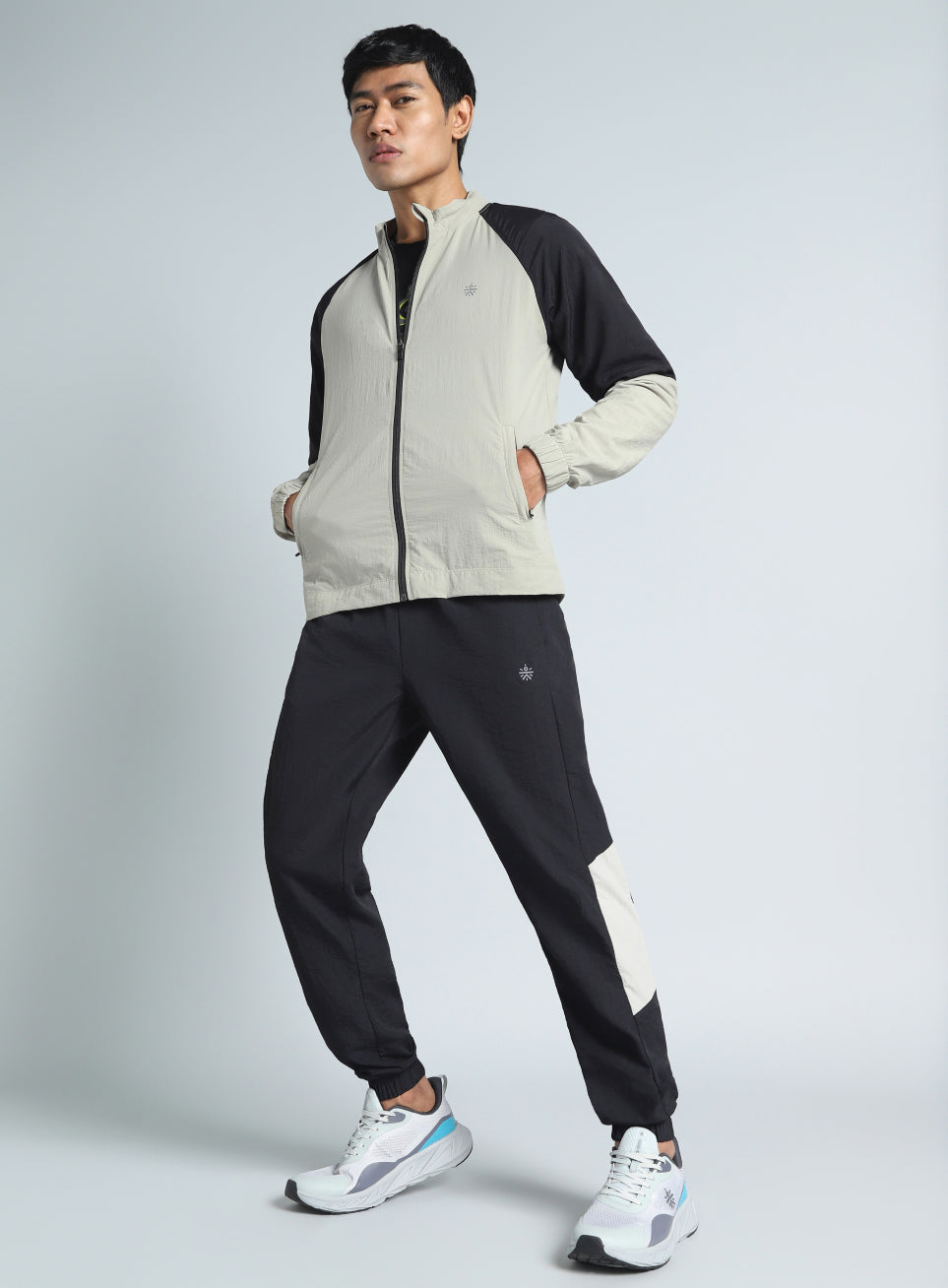 Men's Black Run Forward All Weather Track Suit