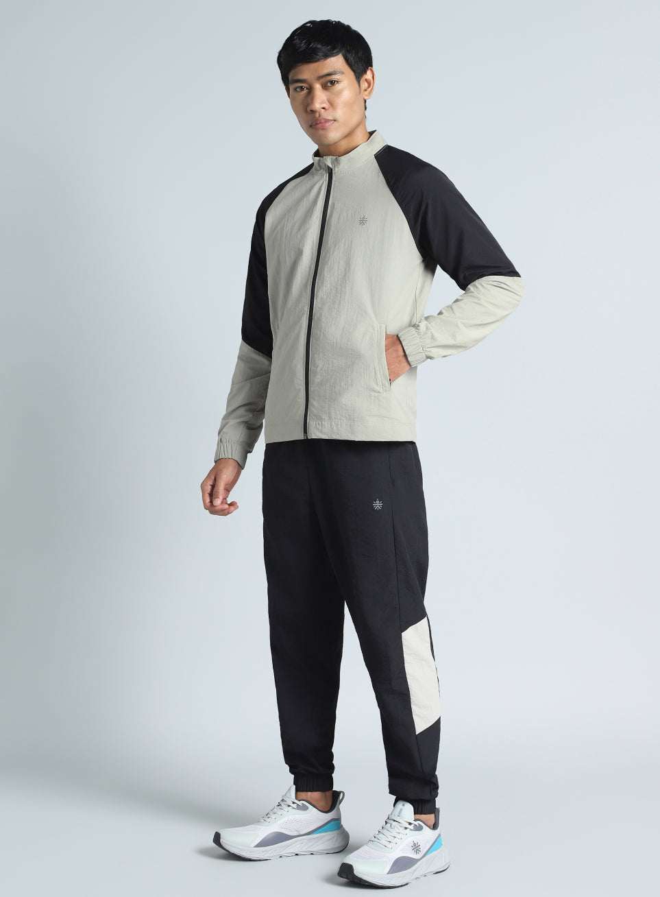 Men's Black Run Forward All Weather Track Suit