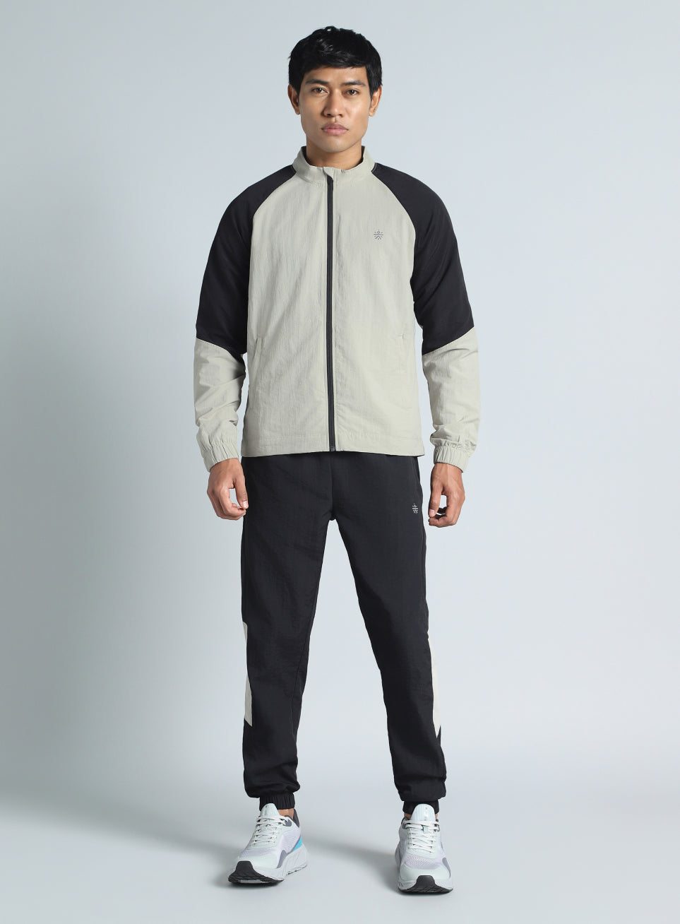 Men's Black Run Forward All Weather Track Suit