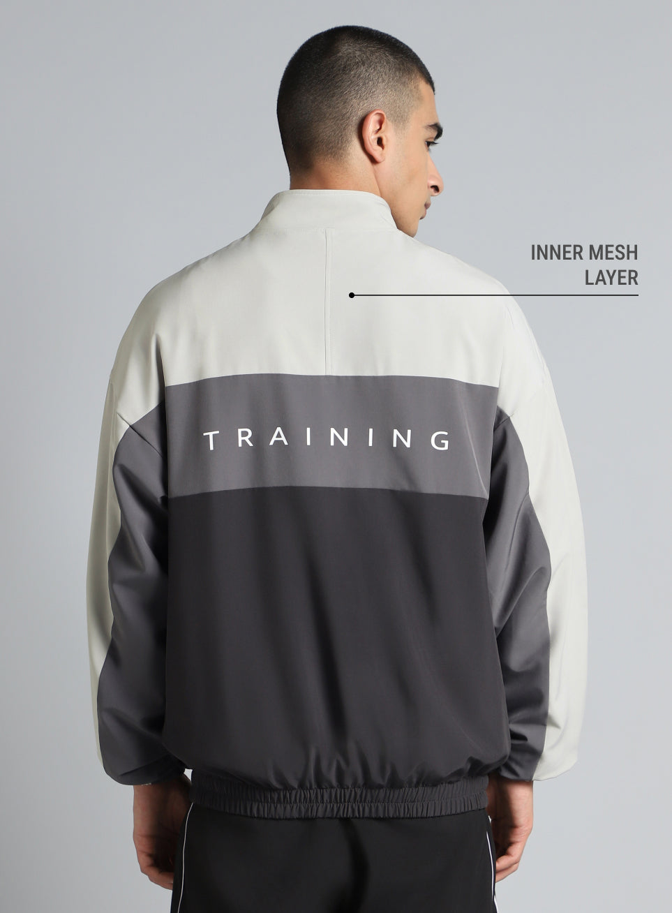 Men's Multicolor Training Relaxed Fit Layering Jacket