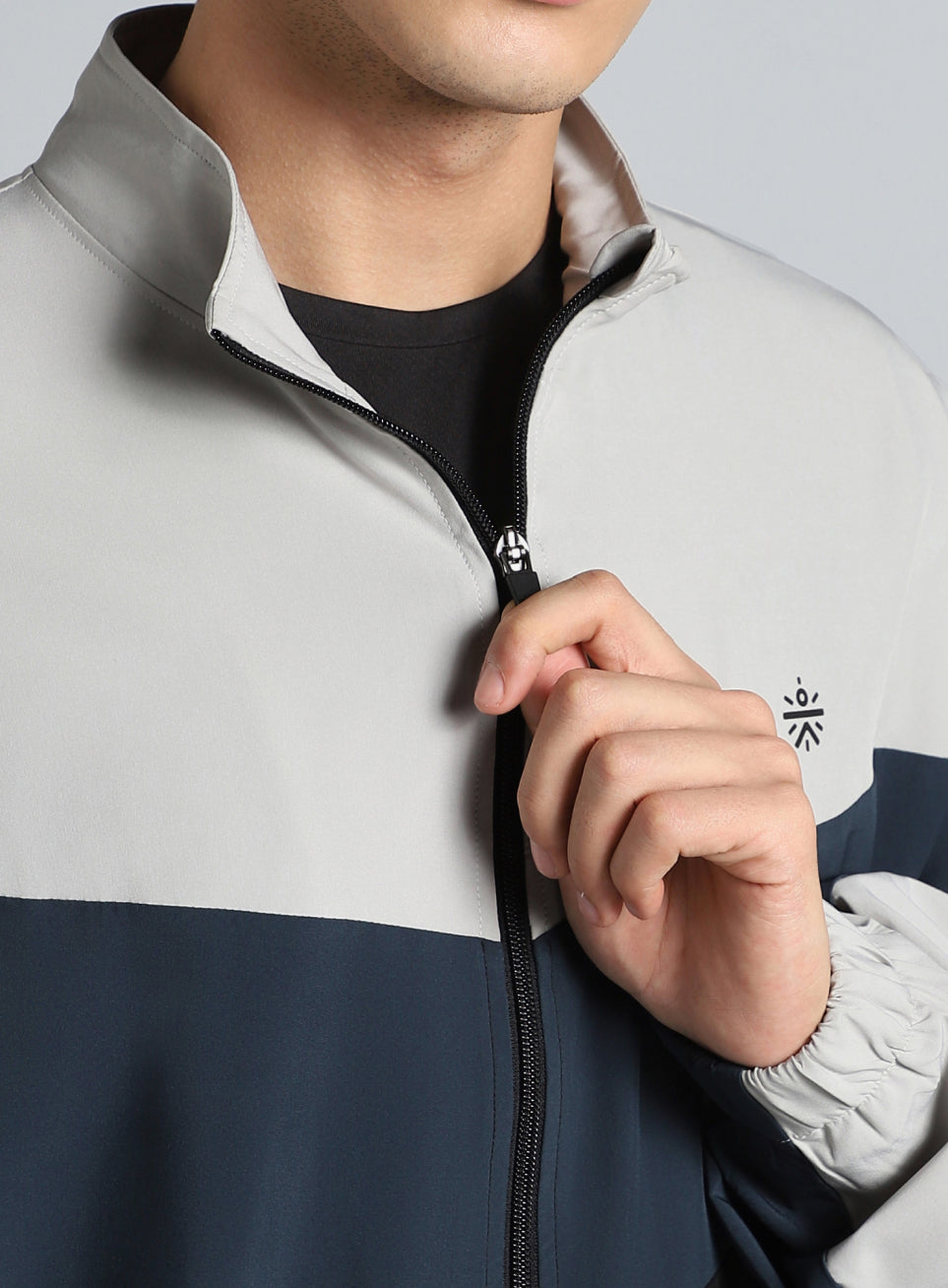 Men's Multicolour Training Relaxed Fit Layering Jacket
