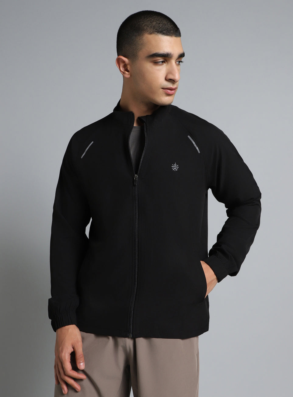 Men's Running Expert Black Lightweight Jacket