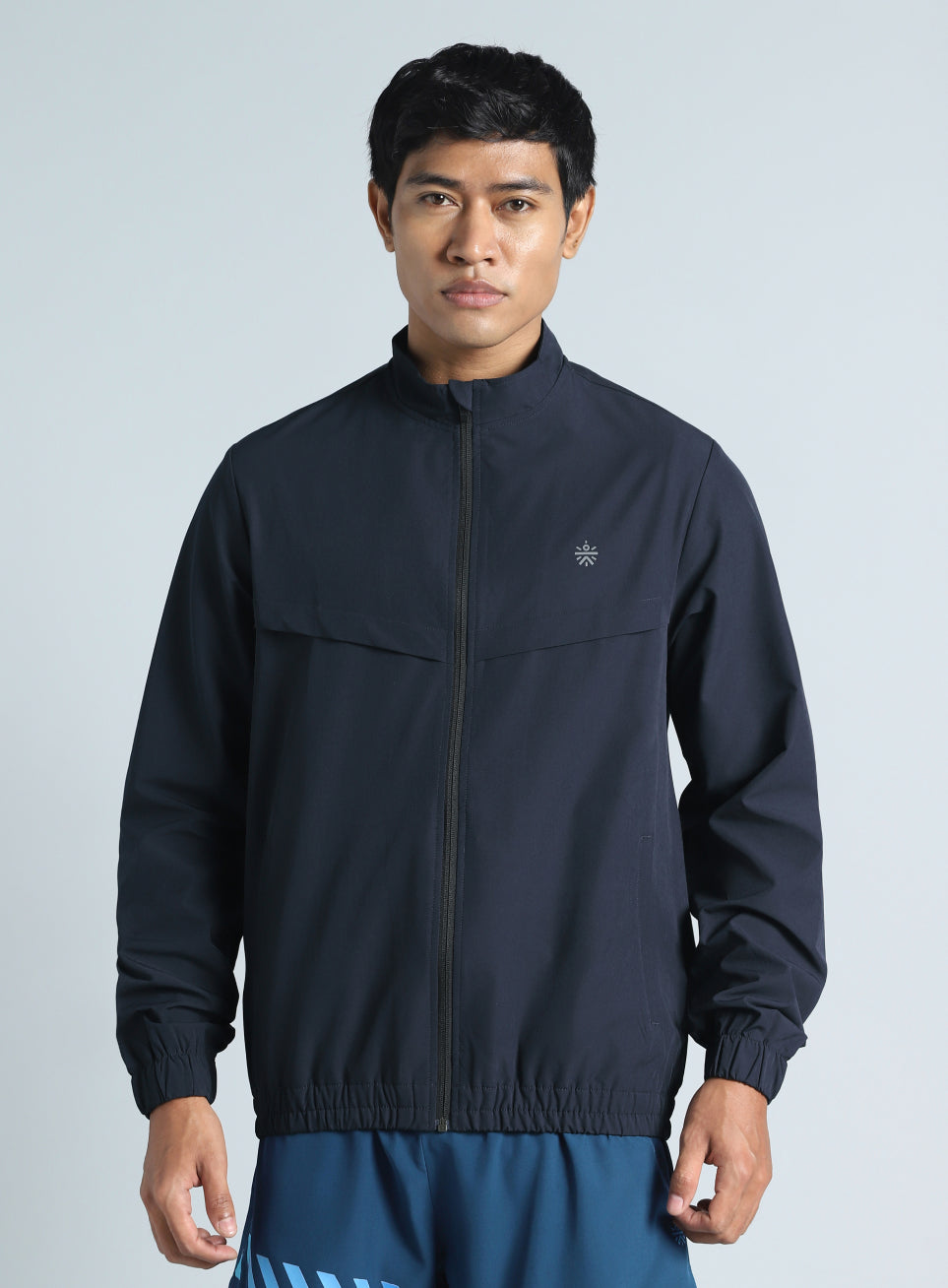 Men's Navy Train in Workout Jacket