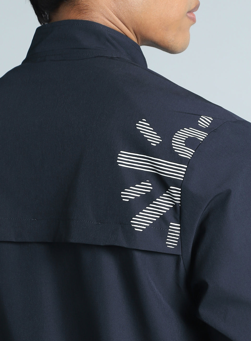 Men's Navy Train in Workout Jacket