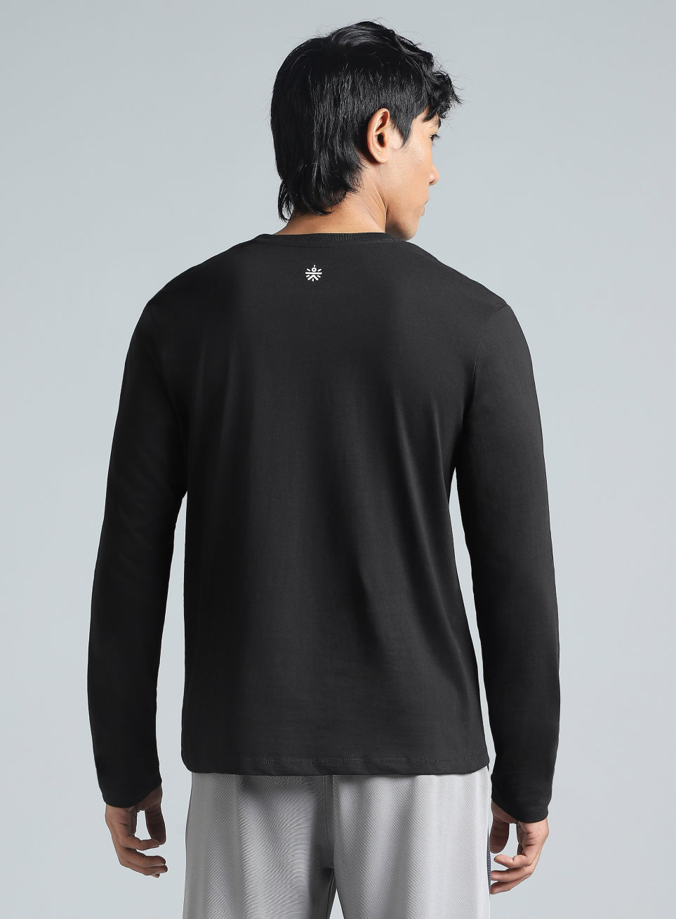 Men's Black Dare More Graphic Full Sleeve T-Shirt