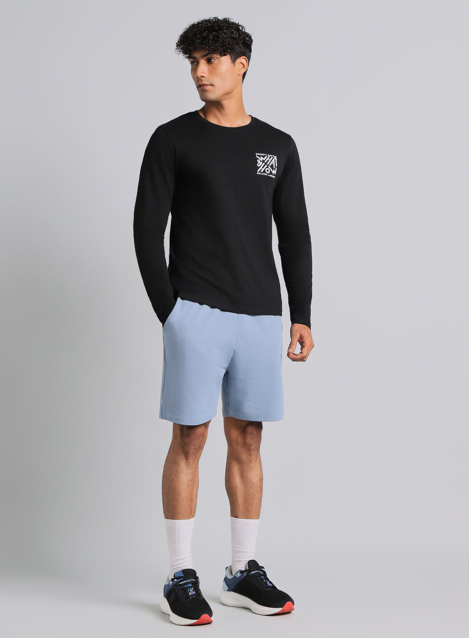 Men's Black Cult Graphic Full Sleeve T-shirt