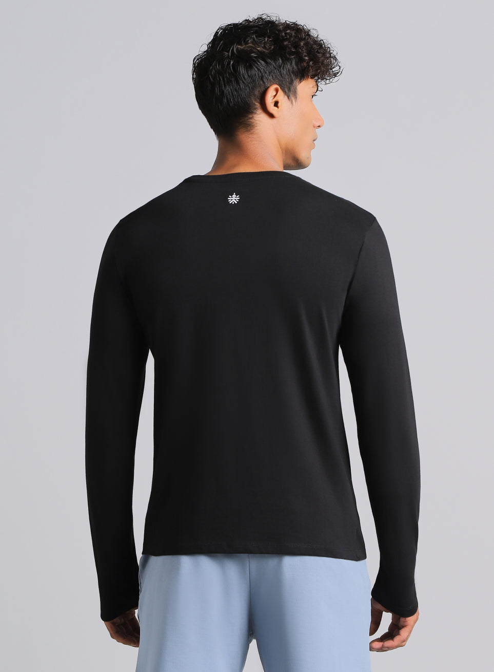 Men's Black Cult Graphic Full Sleeve T-shirt