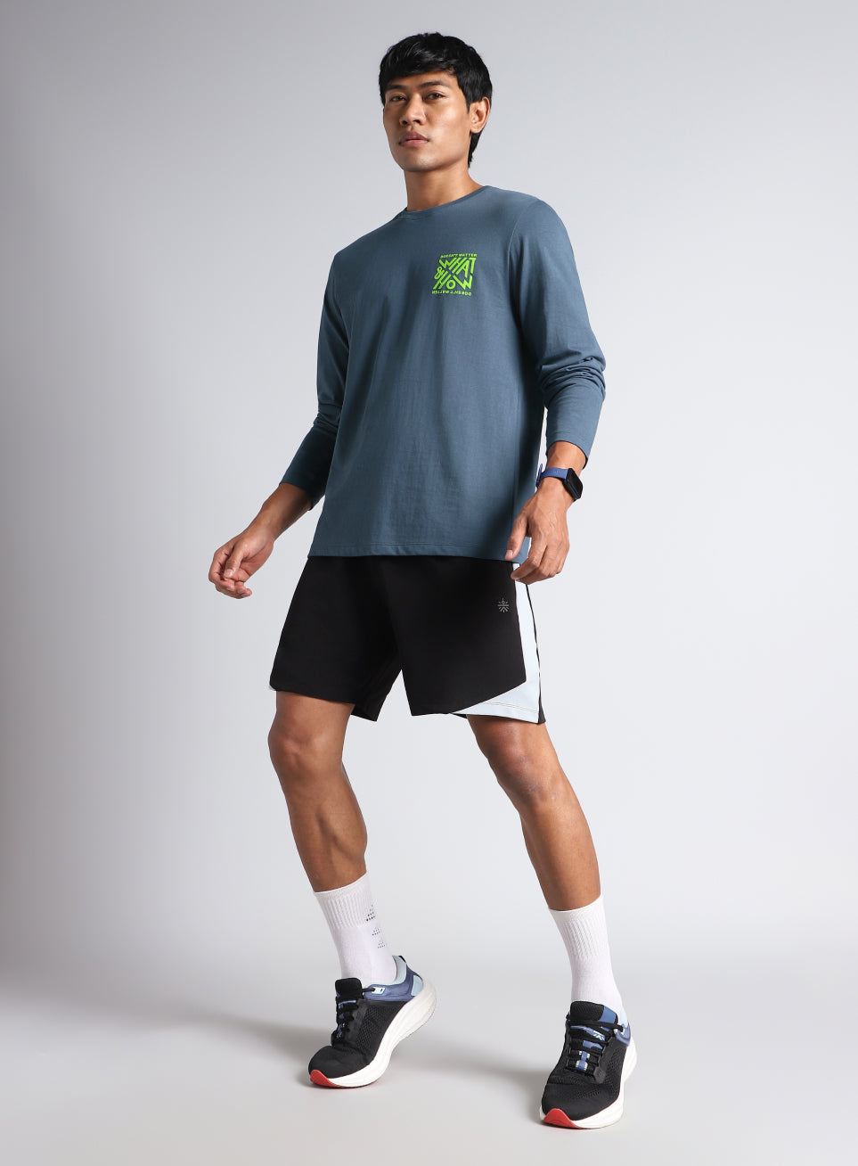 Men's Navy Cult Graphic Full Sleeve T-shirt