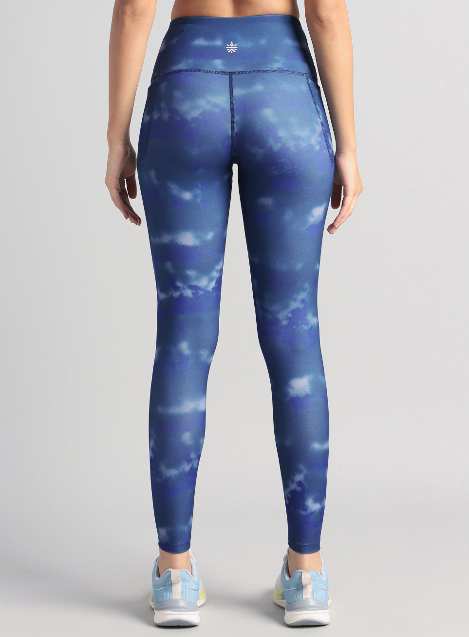 Women's Teal Printed Train All Day COMFlex Tights