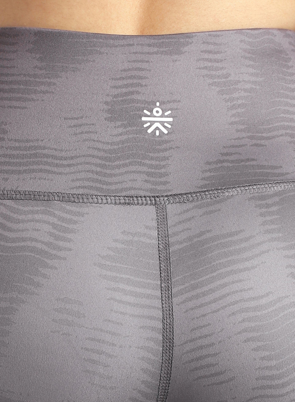 Women's Grey Printed Train All Day COMFlex Tights