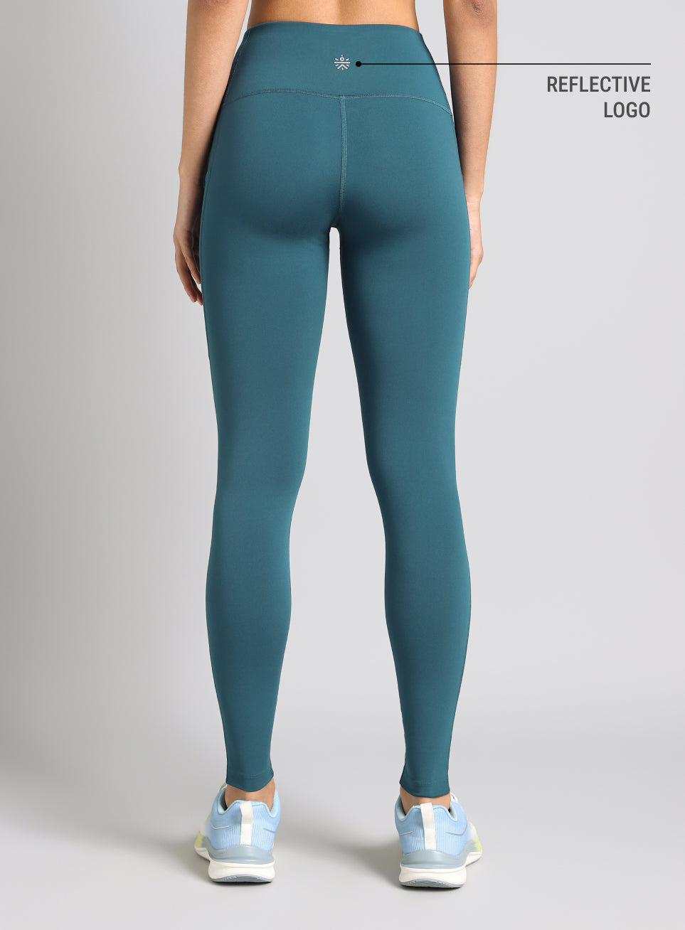Women's Teal Run Elevate COMFlex Tights