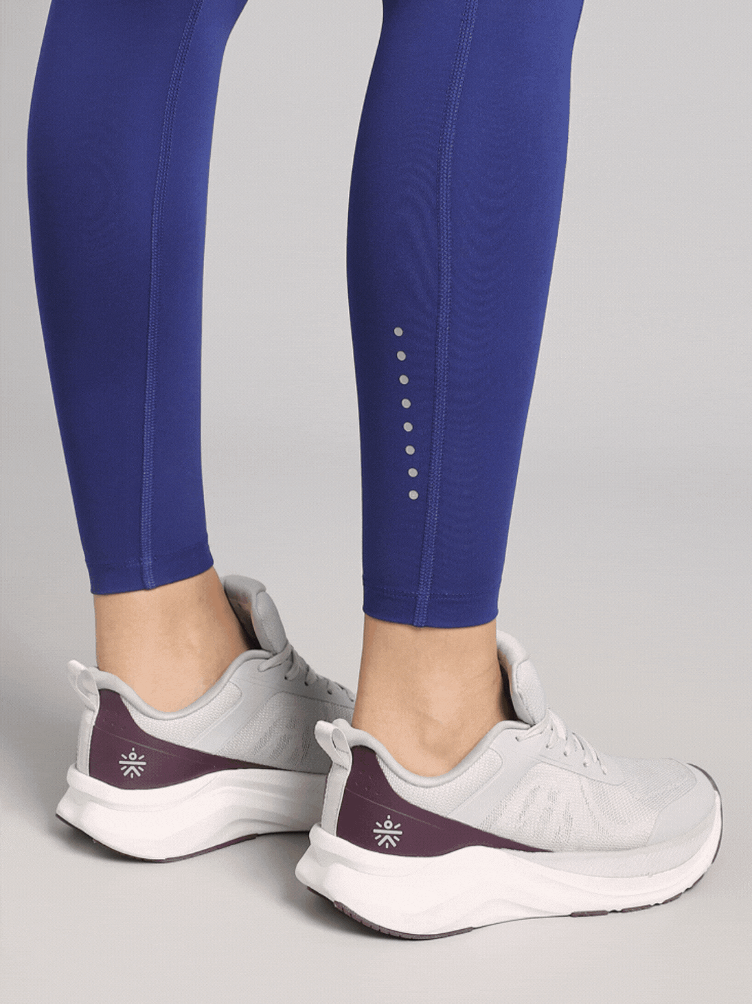 Women's Blue AbsoluteFit Neon Pop Leggings with Side Pockets