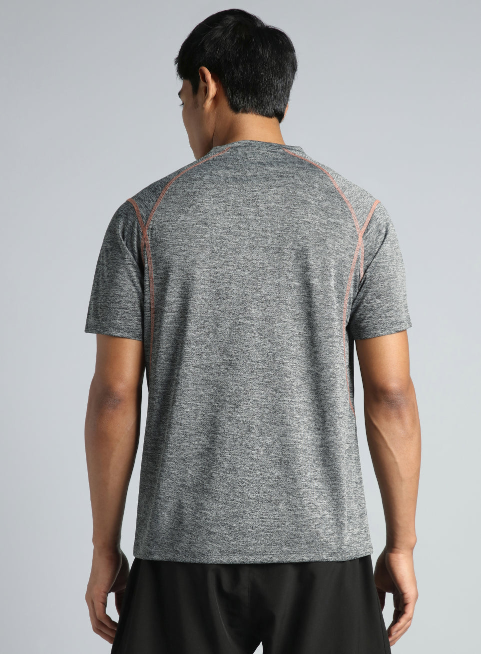 Men's Grey Train Day Performance T-shirt