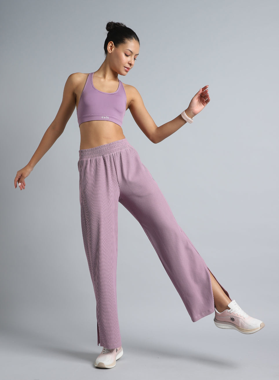 Women's Purple Move it Highwaist Trackpants