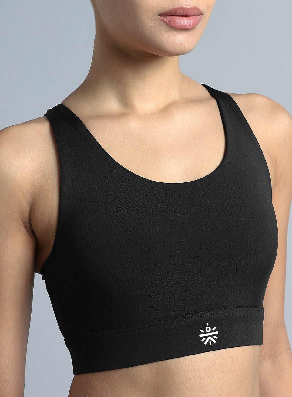 Women's Black Yoga Flow High Support Bra