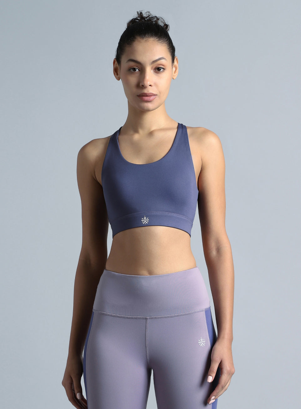 Women's Purple Yoga Flow High Support Bra
