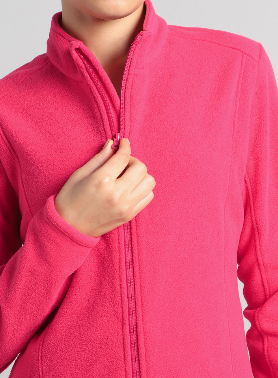 Women's Pink Performance Pro Training Fleece Jacket