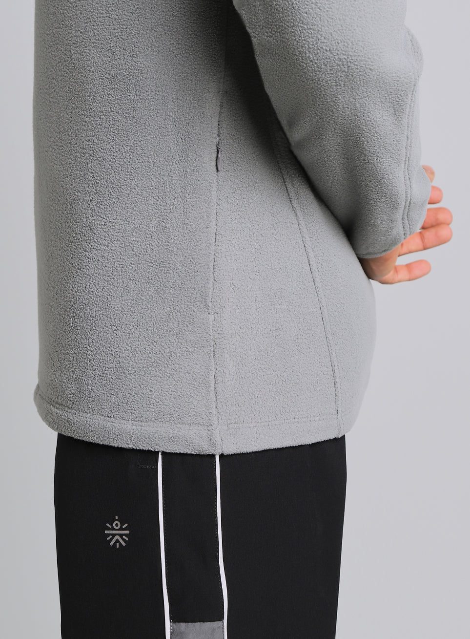 Men's Dark Grey Performance Pro Training Fleece Jacket