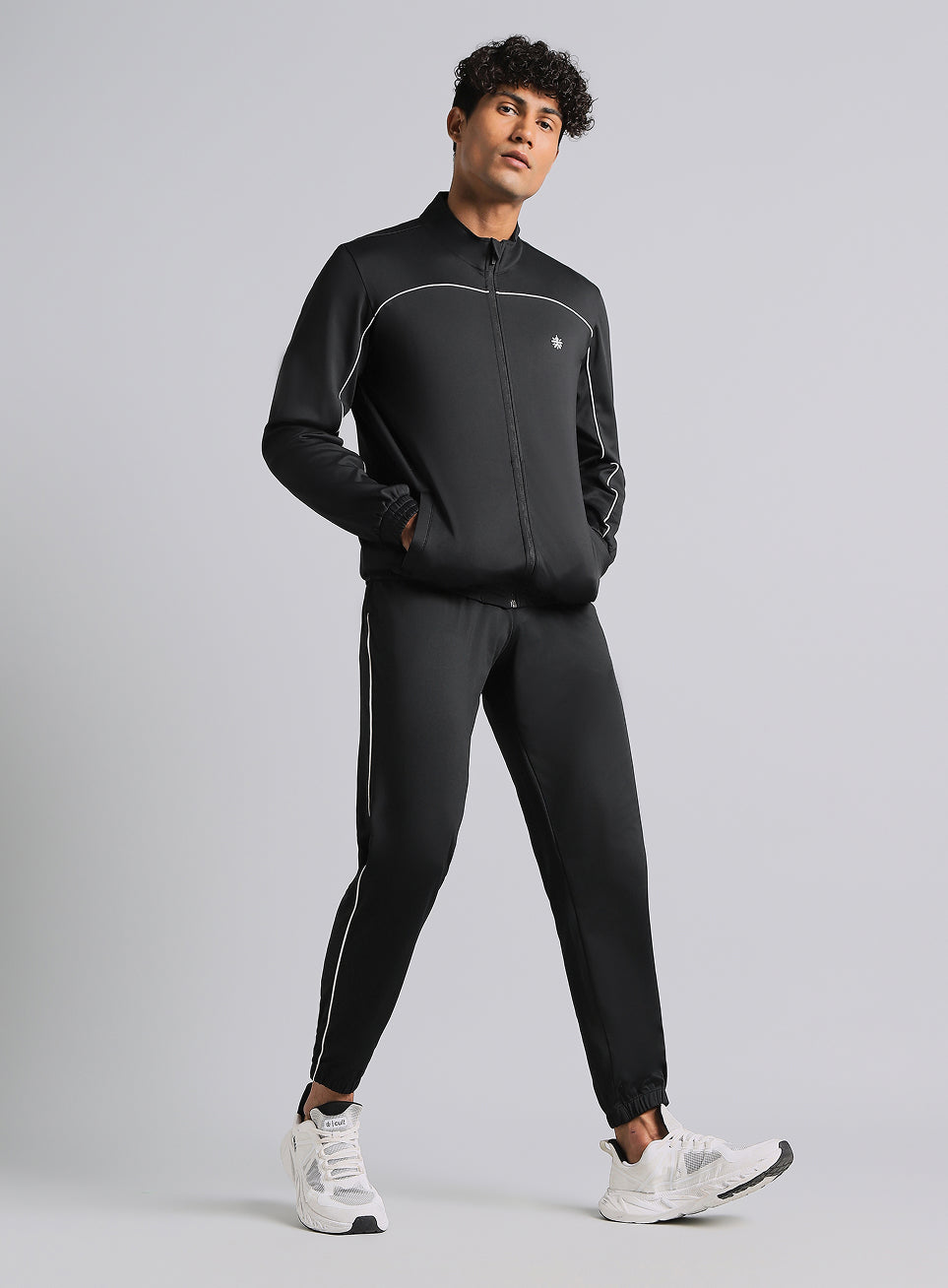 Men's Black Training All Format Tracksuit