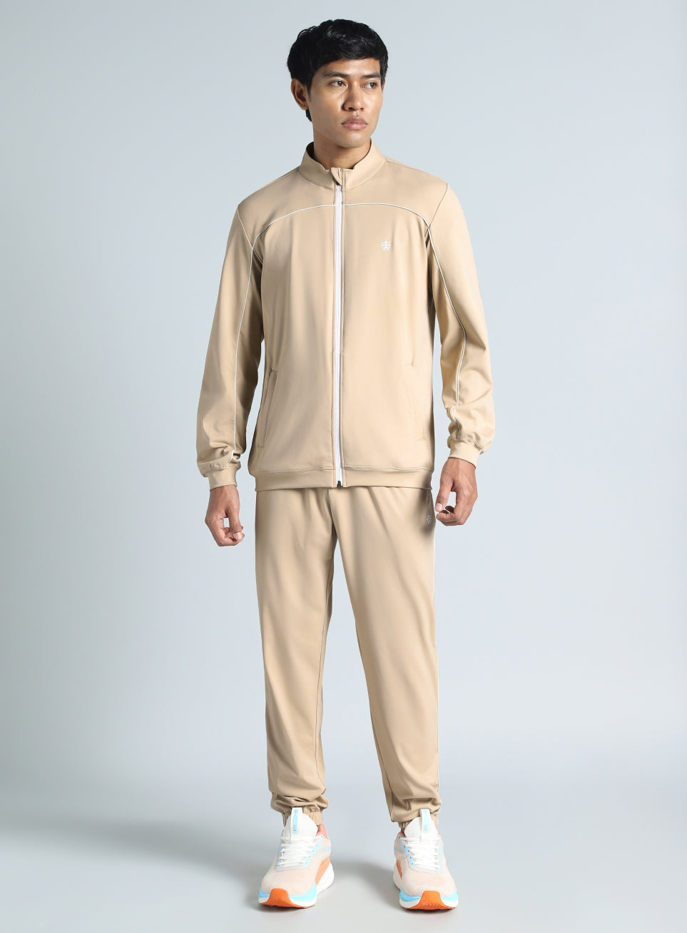 Men's Beige Training All Format Tracksuit