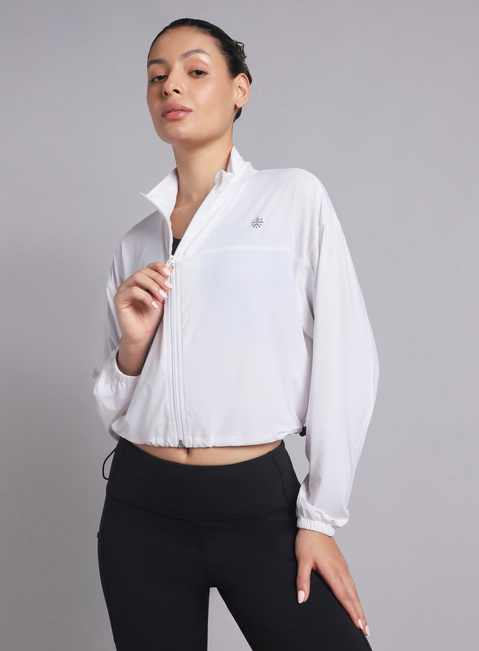 Women's White Supreme Soft Ultra Light Running Jacket