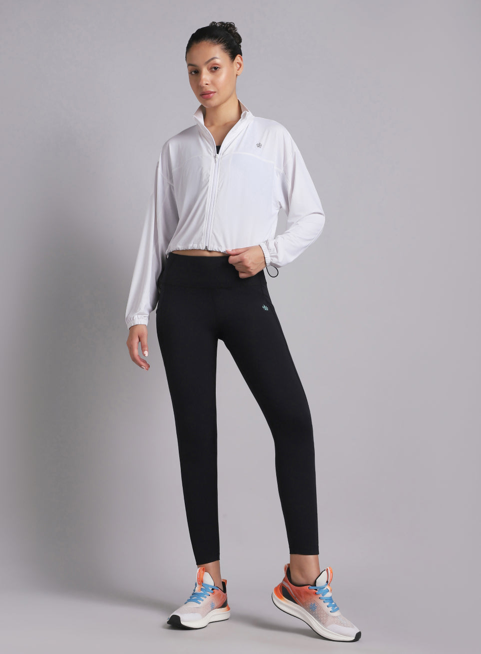 Women's White Supreme Soft Ultra Light Running Jacket