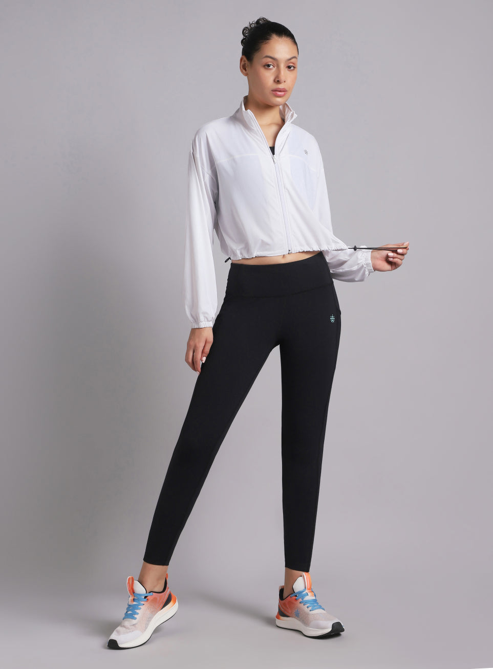 Women's White Supreme Soft Ultra Light Running Jacket