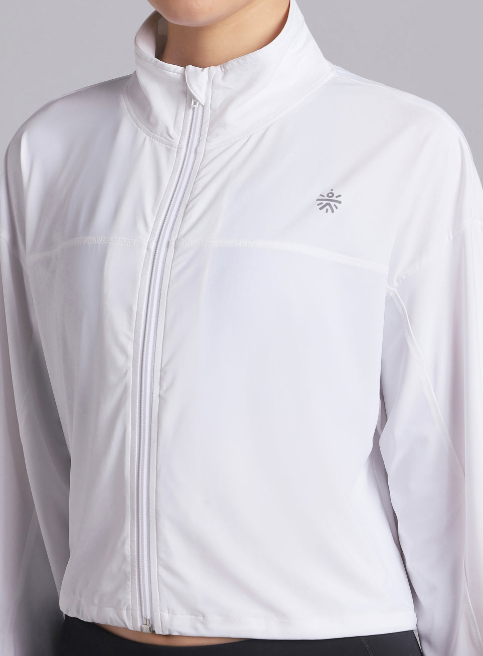 Women's White Supreme Soft Ultra Light Running Jacket