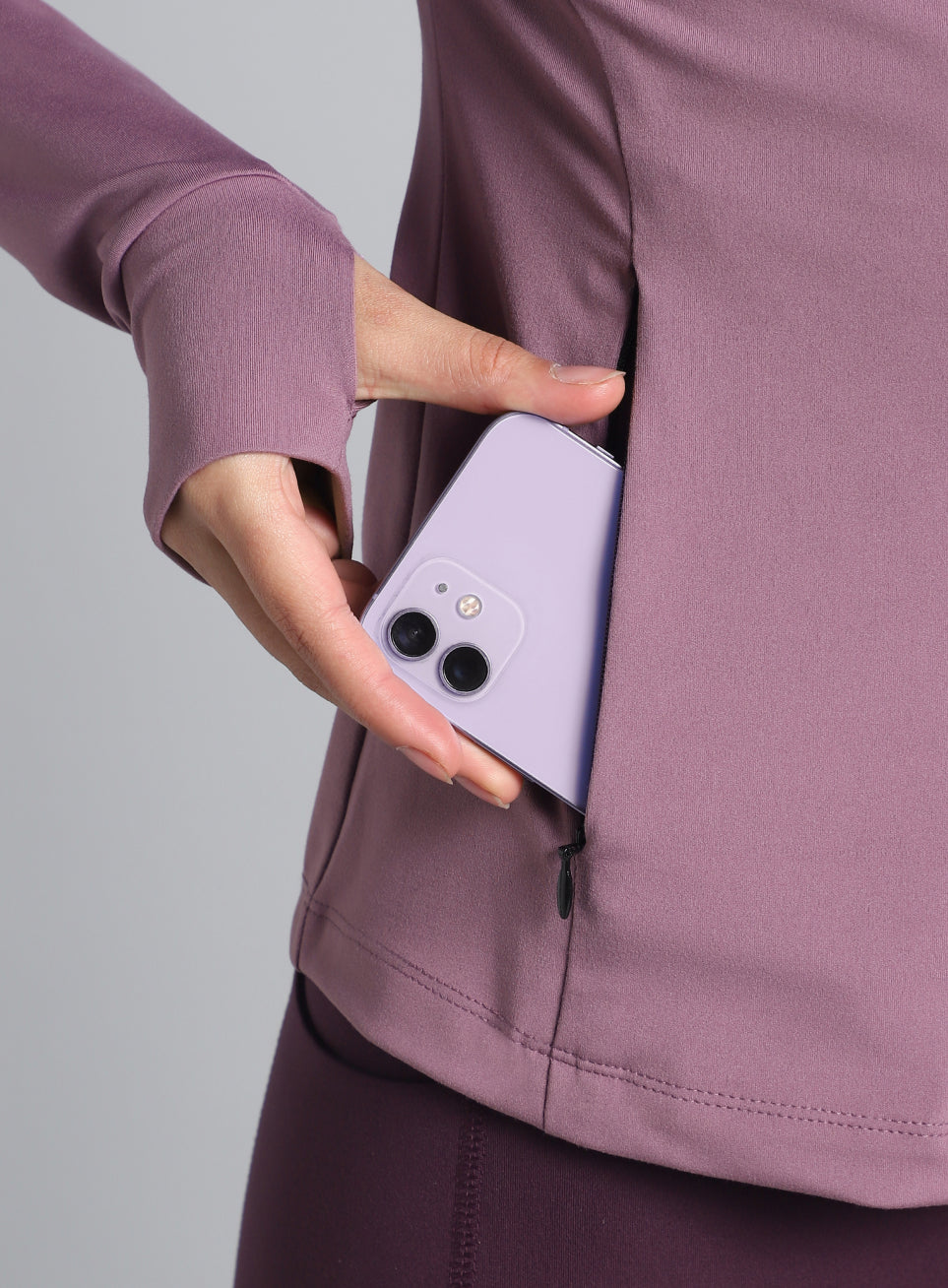 Women's Purple Performance Training Essential COMFlex Jacket