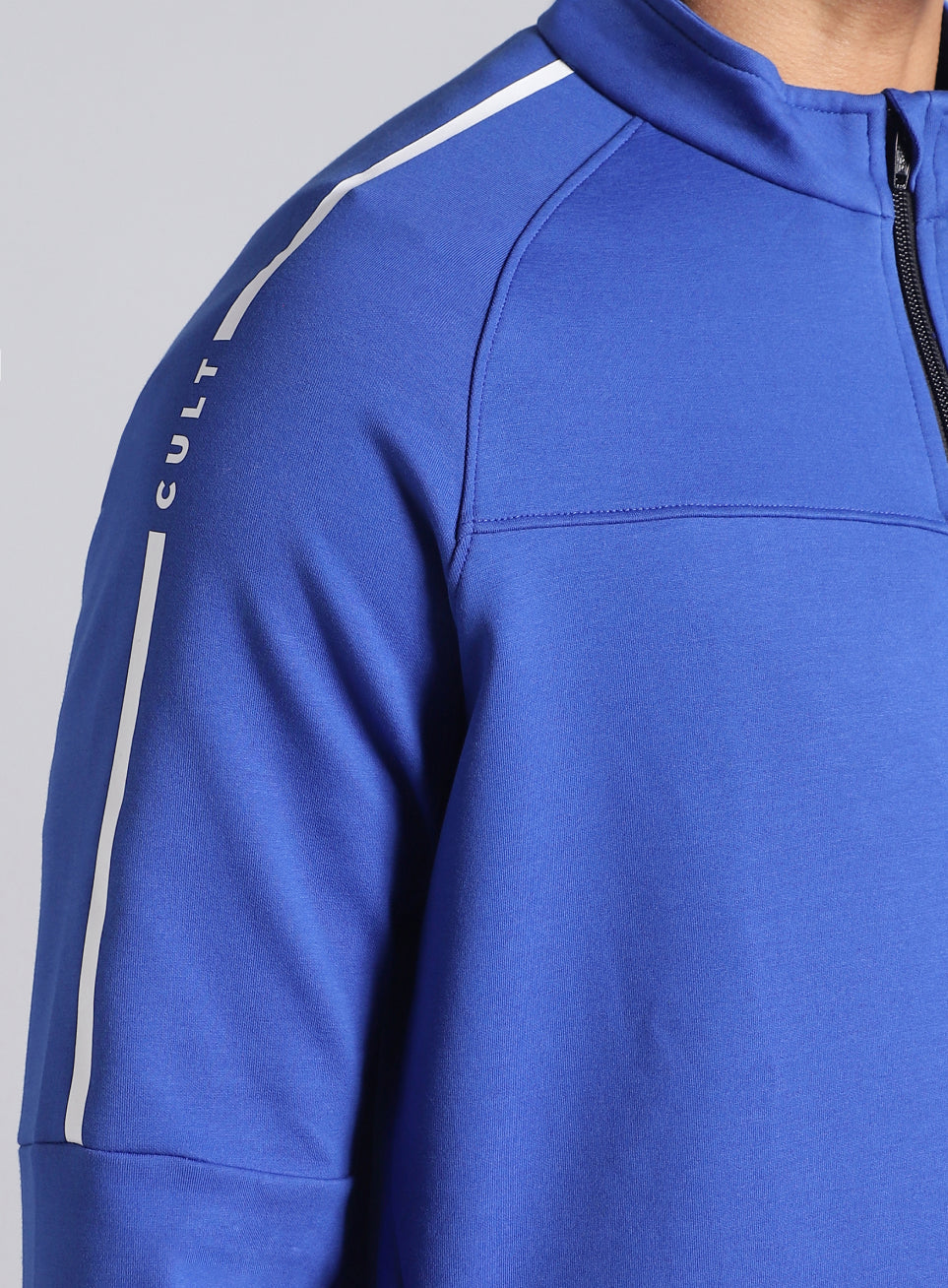 Men's Blue Training Essential Mid Layer Jacket