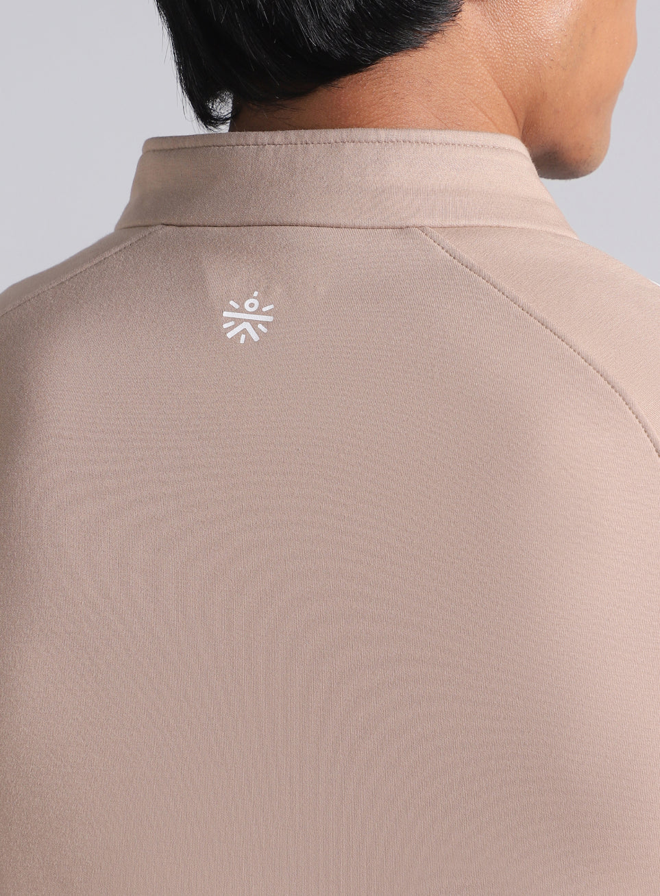 Men's Beige Training Essential Mid Layer Jacket