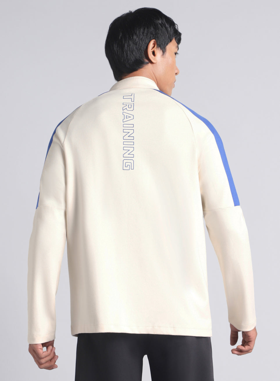 Men's Off White Workout Essential Mid Layer Jacket