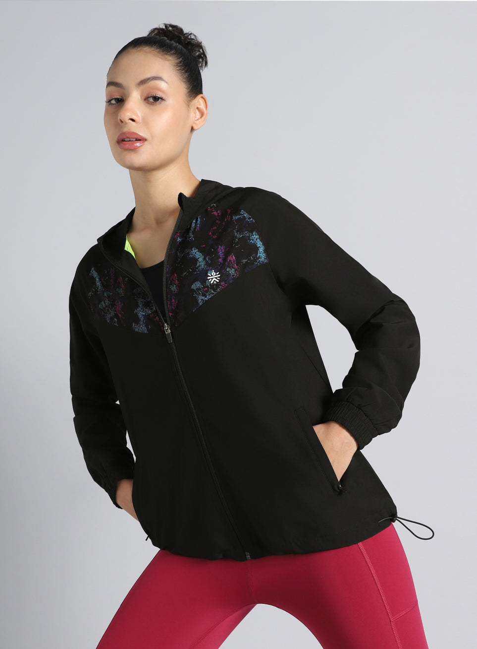 Women's Black Train All Day Training Jacket