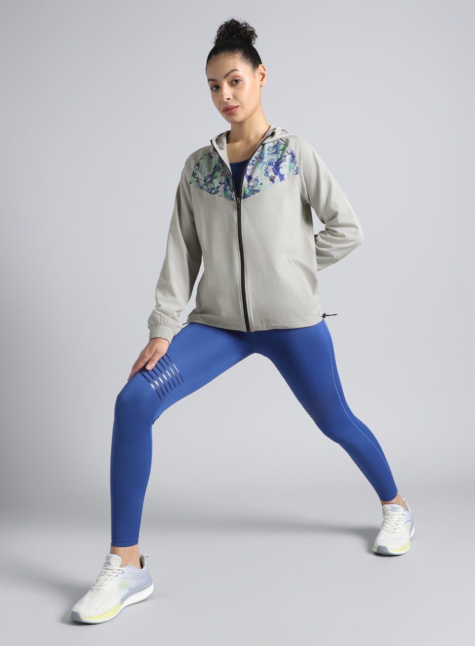 Women's Lt. Grey Train All Day Training Jacket