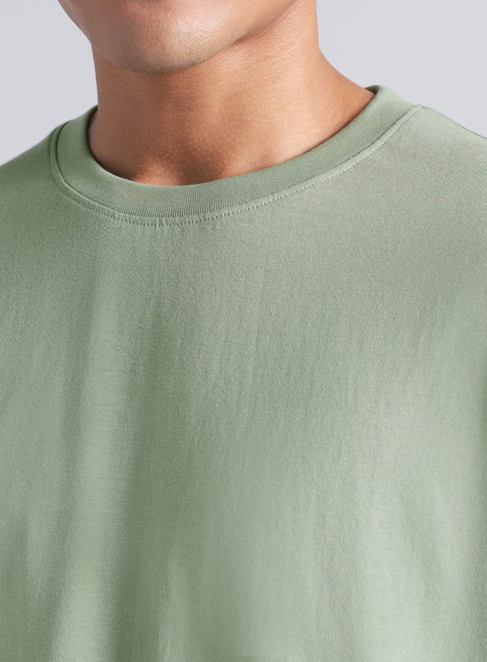 Men's Olive Oversized Graphic T-shirt