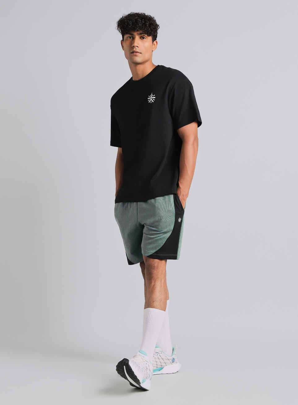 Men's Black True Athletics Graphic Relaxed Fit T-shirt