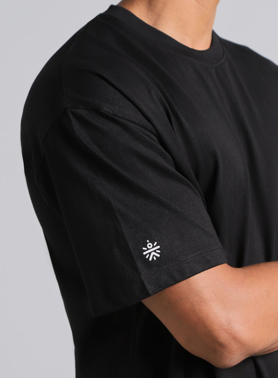 Men's Black Cult Power Play Oversized Fit T-shirt