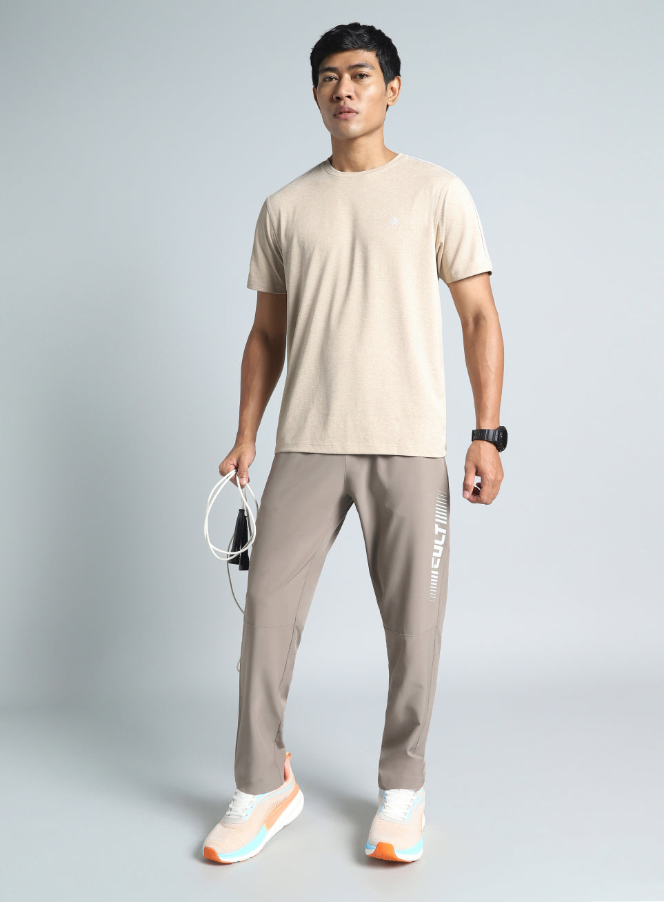 Men's Beige Active Day COMFORtech T-shirt