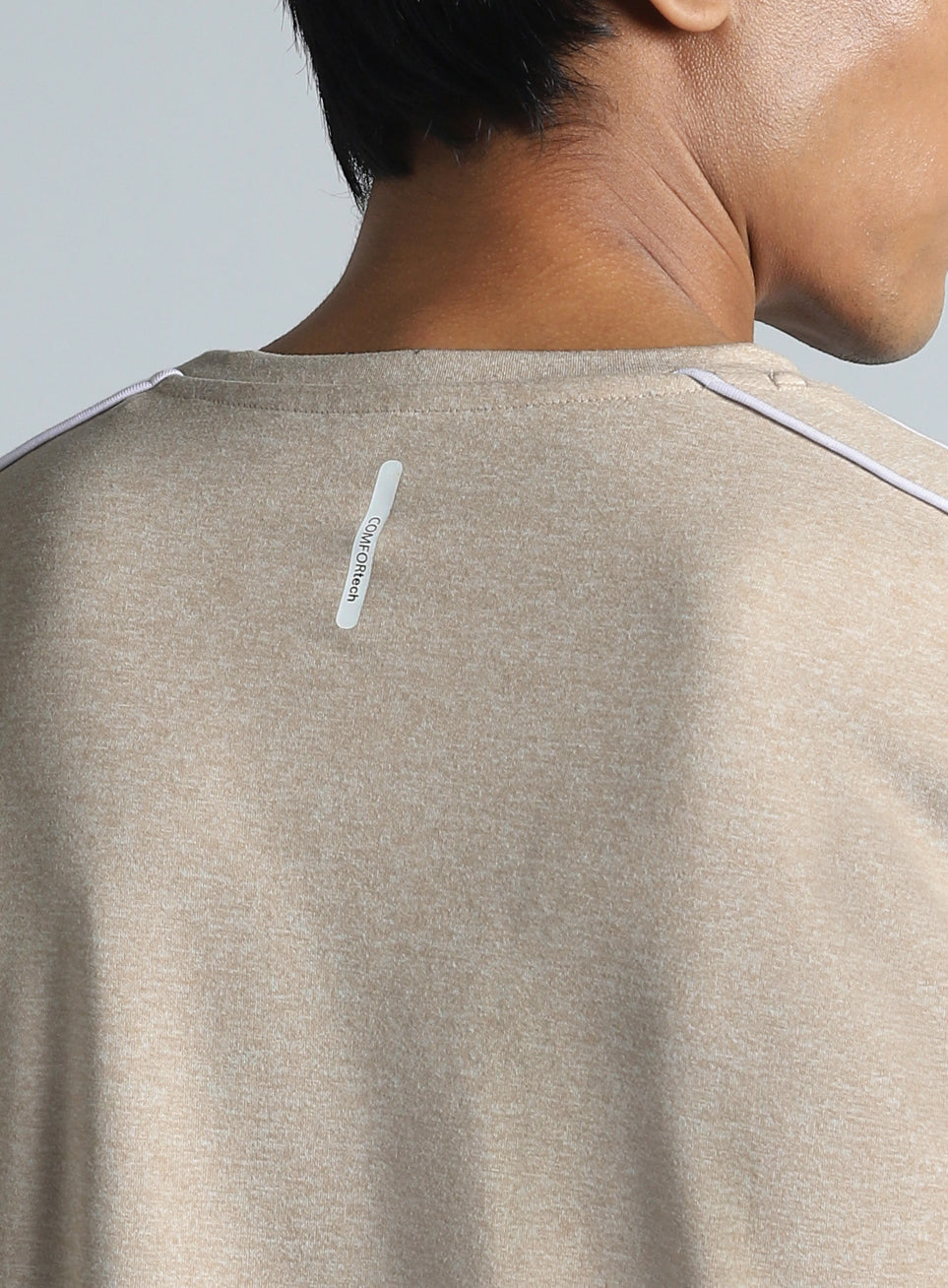 Men's Beige Active Day COMFORtech T-shirt