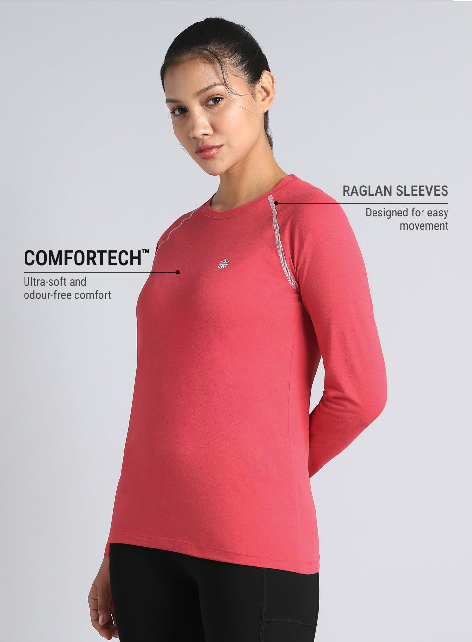 Women's Pick Active Day COMFORtech™ Full Sleeve T-shirt