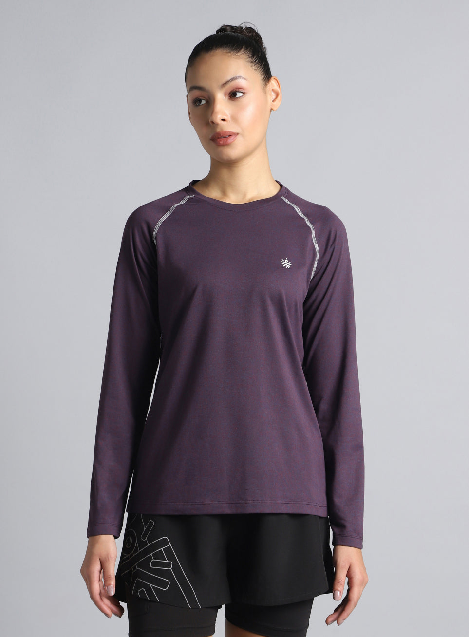 Women's Purple Active Day COMFORtech™ Full Sleeve T-Shirt