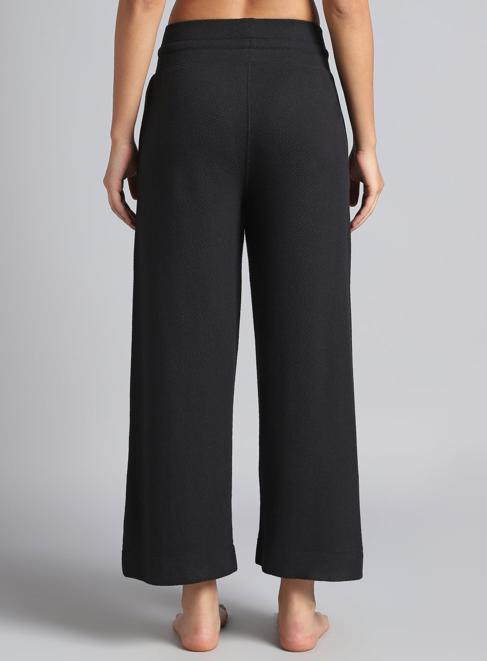 Women's Black Yoga Flow Wide Leg Pants