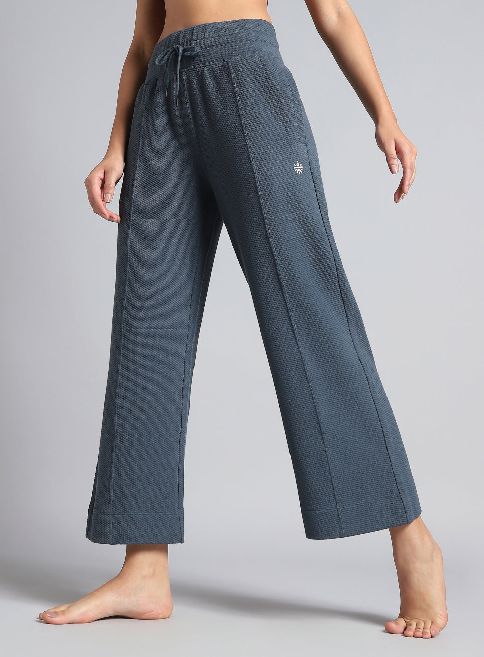 Women's Teal Yoga Flow Wide Leg Pants