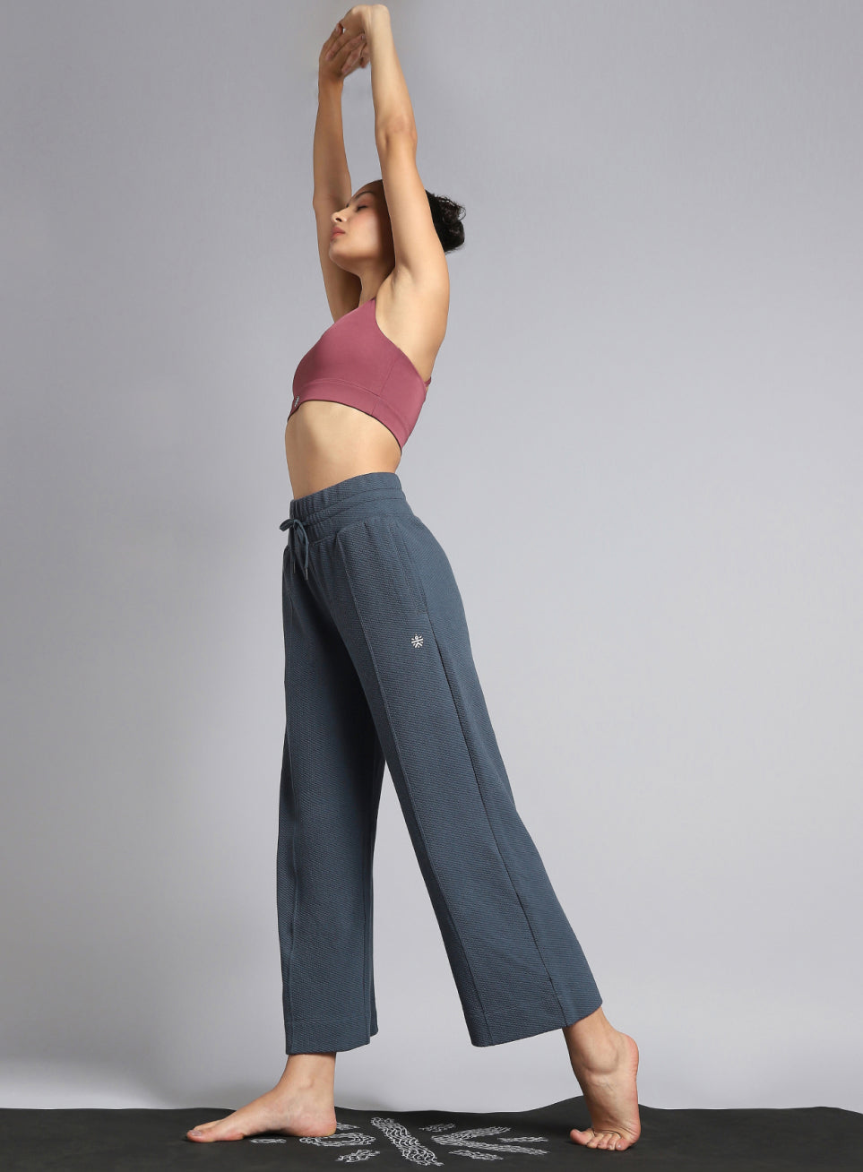Women's Teal Yoga Flow Wide Leg Pants