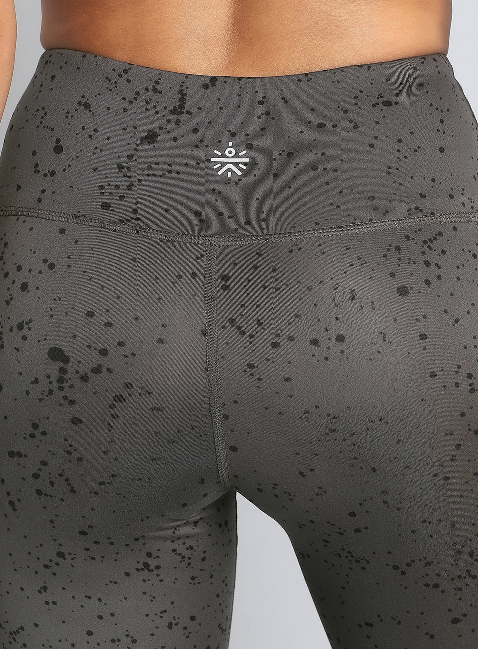 Women's Grey Printed Train All Day COMFlex Tights