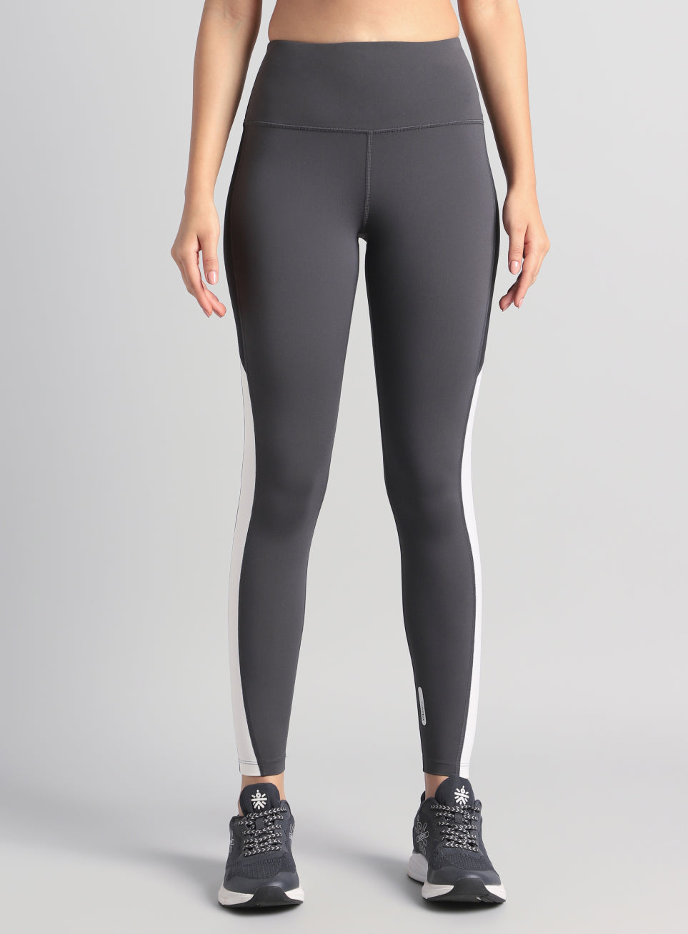Women's Dark Grey Energy Pop Performance COMFlex Tights