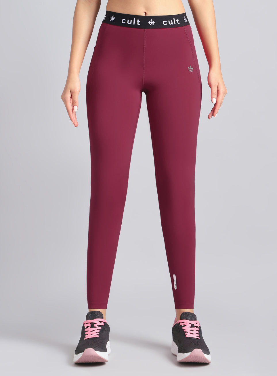 Women's Maroon Move Easy COMFlex Tights